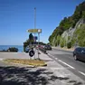 L’incrocio e la strada per la spiaggia di Canovella de’ Zoppoli Foto Andrea Lasorte