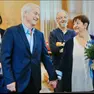 Mariangela Ghirardini, 76 anni, e Flavio Franzolini, 80, nel giorno del loro matrimonio in municipio a Codroipo