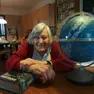 L’astrofisica Margherita Hack nella sua casa di Trieste nel rione di Roiano. A lei, scomparsa nel 2013, è dedicato il concorso “Viva Marga”