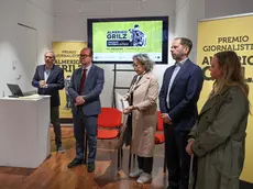 La presentazione del Premio Grilz di martedì 5 maggio nella Sala Veruda a Trieste. Foto Lasorte