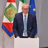 Mauro Bordin pronuncia il suo discorso a Gemona