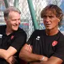 Mark Strukelj con Attilio Tesser nell’amichevole con la Lazio nel luglio 2023 (foto Andrea Lasorte)