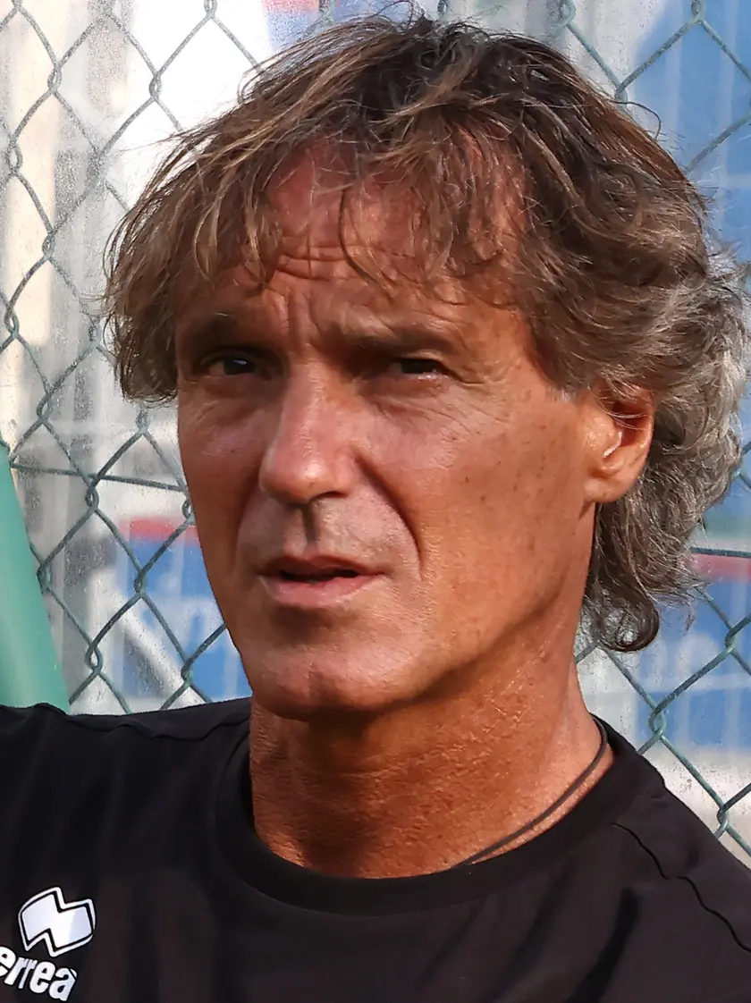 Mark Strukelj con Attilio Tesser nell’amichevole con la Lazio nel luglio 2023 (foto Andrea Lasorte)