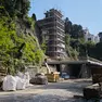 L’area da riqualificare che ospiterà anche l’ascensore Foto Lasorte