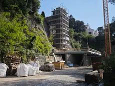 L’area da riqualificare che ospiterà anche l’ascensore Foto Lasorte