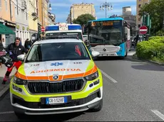 L'intervento del 118 in largo Barriera