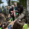 La cerimonia di inaugurazione del Parco delle Rose a Grado. Foto Katia Bonaventura