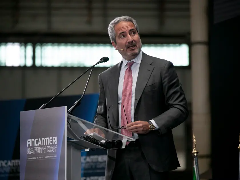 L'amministratore delegato Pierroberto Folgiero, 53 anni, dal 2022 ad di Fincantieri