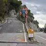 La strada che collega strada costiera e Santa Croce