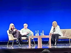 Da sinistra Roberta Bruzzone, Alex Pessotto e Patrizia Artico