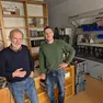 Giorgio Bordignon e Nicola Basaldella nella calzoleria