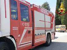 L'intervento dei vigili del fuoco