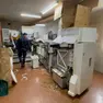 La Gdf all’interno della fabbrica clandestina smantellata a Gonars