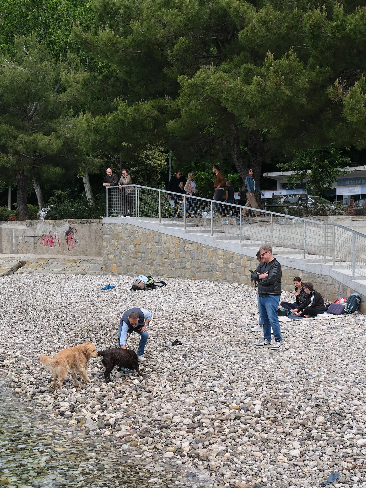 Una panoramica di “Bau Beach”, aperta lo scorso anno e ormai praticamente ultimata (Silvano)