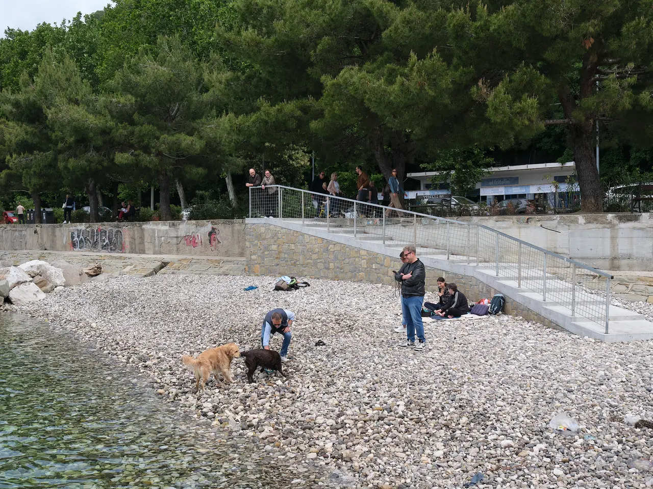 Una panoramica di “Bau Beach”, aperta lo scorso anno e ormai praticamente ultimata (Silvano)