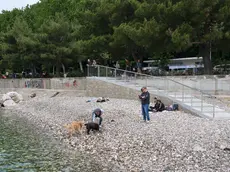 Una panoramica di “Bau Beach”, aperta lo scorso anno e ormai praticamente ultimata (Silvano)
