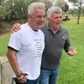 Roberto Baggio e Ferruccio Polo assieme nella laguna di Grado