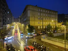 Maltempo a Trieste, disagi segnalati in via Vergerio (foto Massimo Silvano)