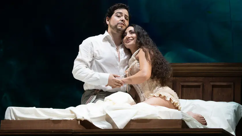 Gli interpreti dello spettacolo al teatro Verdi di Trieste