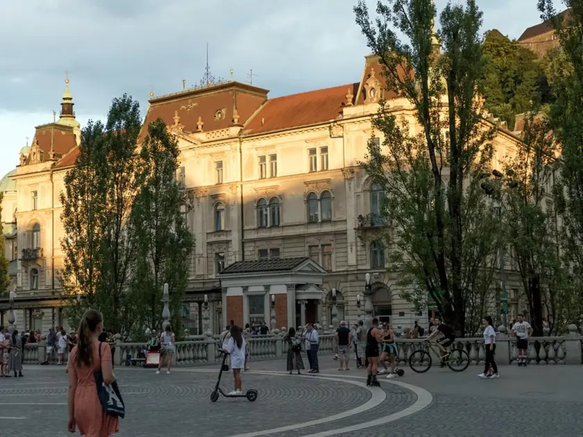 Una giornata di relax nel weekend per gli abitanti di Lubiana
