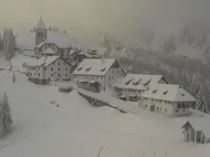 La webcam del monte Lussari venerdì mattina