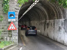 L’ingresso della galleria Nazario Sauro di Muggia al centro del progetto per il suo raddoppio Foto Lasorte
