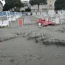 La spiaggia di Grado mangiata dalla mareggiata