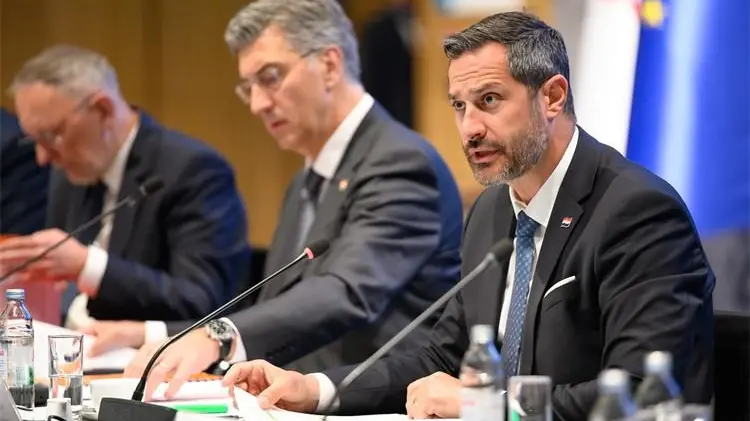 Tonči Glavina (a destra) con Andrej Plenković foto mint.gov.