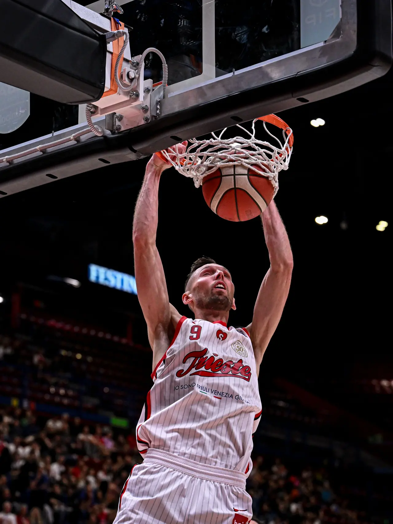 La Pallacanestro Trieste in azione (Foto Ciamillo / Lasorte)
