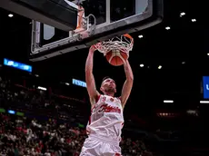 La Pallacanestro Trieste in azione (Foto Ciamillo / Lasorte)