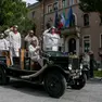 Alcune immagini della sfilata con i mezzi storici dei Vigili del fuoco a Grado soprattutto esteri (foto di Katia Bonaventura)