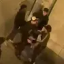 Un fotogramma dei recenti scontri in via Belpoggio