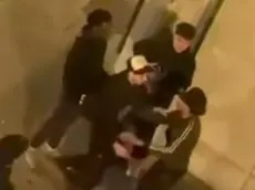 Un fotogramma dei recenti scontri in via Belpoggio