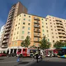 Lo stabile dove è scoppiato l’incendio in viale D’Annunzio (fotoservizio Massimo Silvano)