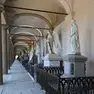 Il colonnato monumentale (Foto Lasorte)