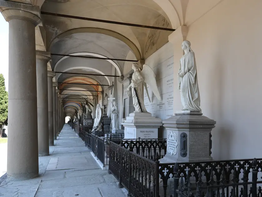 Il colonnato monumentale (Foto Lasorte)