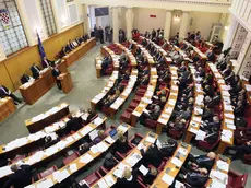 Un interno dell’aula del Parlamento croato