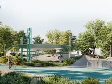 Uno dei rendering del progetto vincitore