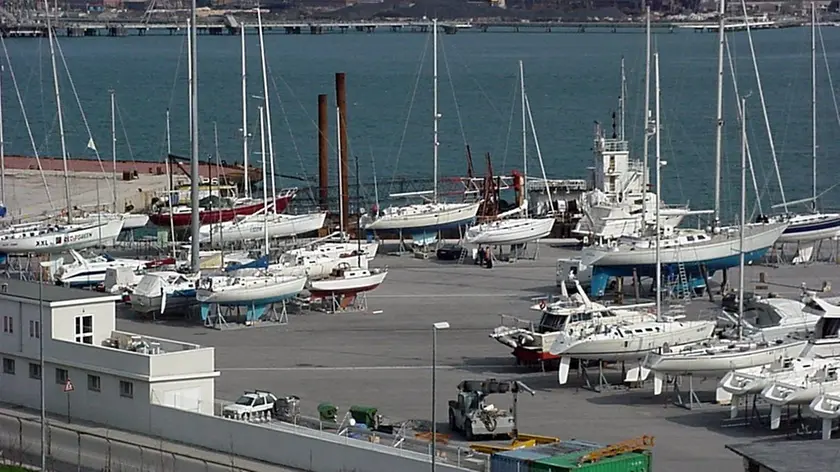 I Cantieri San Rocco, a Muggia, in una foto d’archivio