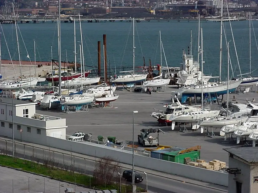 I Cantieri San Rocco, a Muggia, in una foto d’archivio