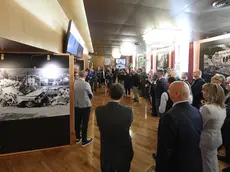 Alcune immagini dell'inaugurazione della mostra sul terremoto del Friuli a Trieste