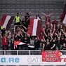 I supporter triestini hanno tifato per il team biancorosso nelle prime due partite giocate a Brescia