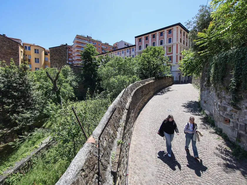 L’area fra le vie Tigor e Cereria interessata al parcheggio multipiano Foto Lasorte