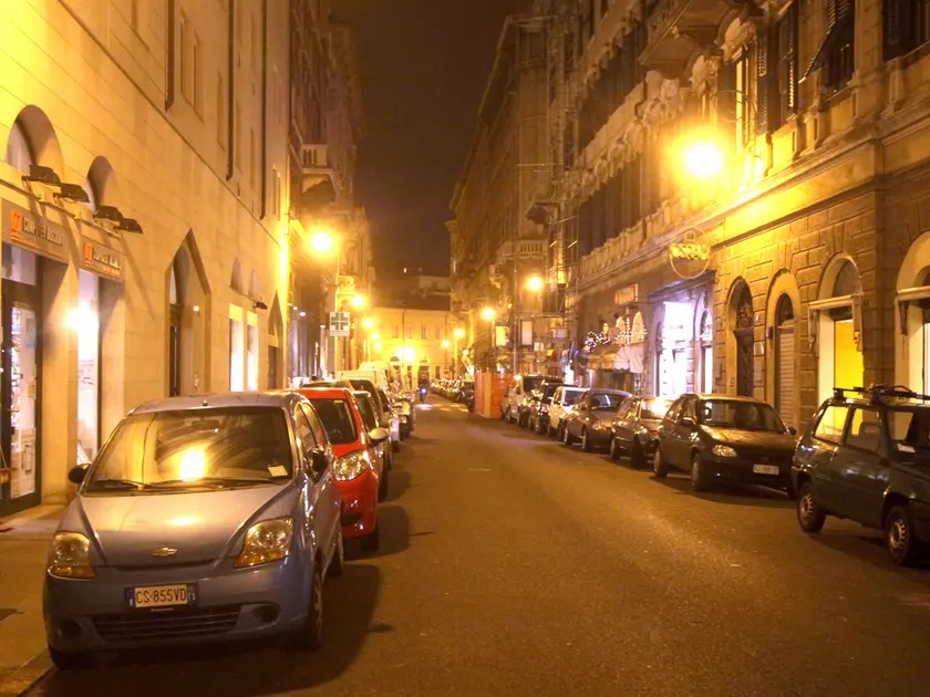 Via del Lazzaretto Vecchio, teatro di risse notturne fra minorenni (Foto Lasorte)