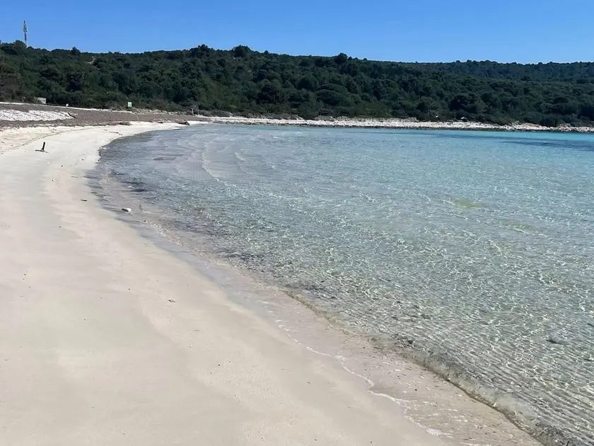 La spiaggia di Sakarun sull’Isola lunga (foto Slobodna Dalmacija)