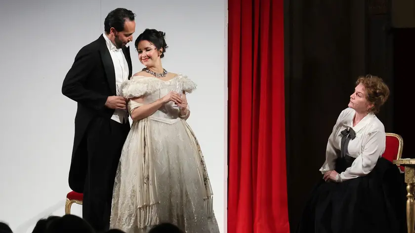 Gli interpreti della Traviata in atto unico