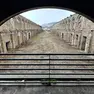 Gli spazi del Silos visti dal vicino parcheggio (foto Andrea Lasorte)