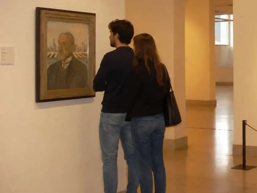 Il ritratto di Italo Svevo dipinto da Leonor Fini al Revoltella