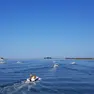 Il canale in uscita da Grado in un’immagine d’archivio