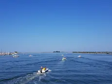 Il canale in uscita da Grado in un’immagine d’archivio